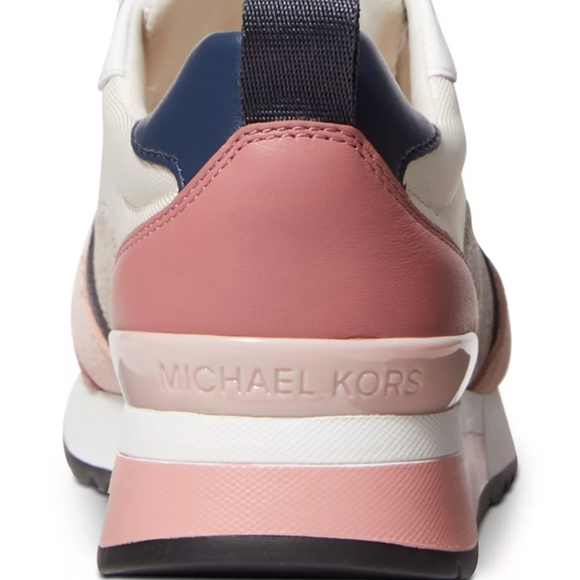 Michael Kors Allie Stride Trainer Lace Up Sneakers - Picture 9 of 14